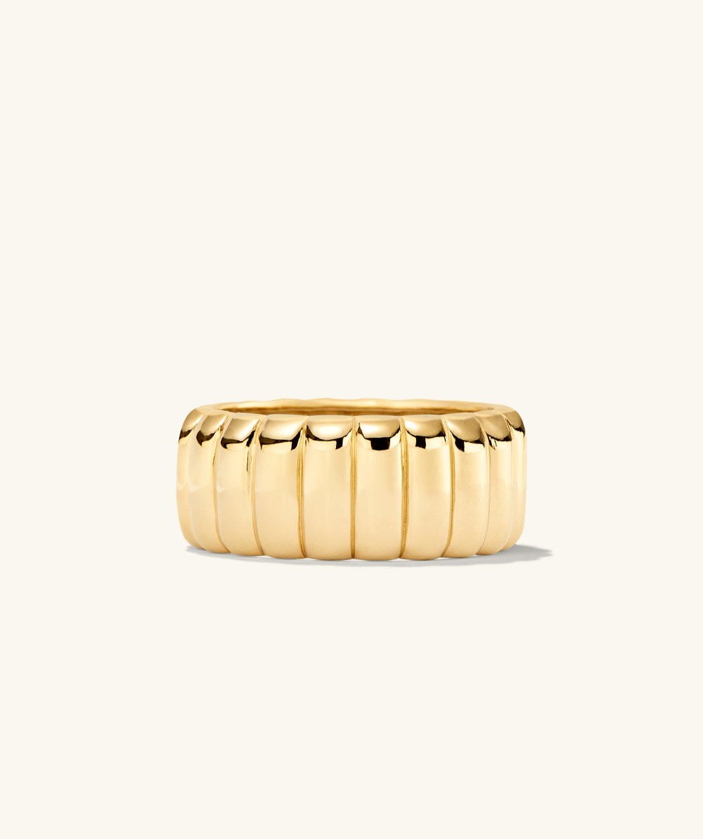 Mejuri Charlotte Bold Ring - Gold Vermeil Canada Store