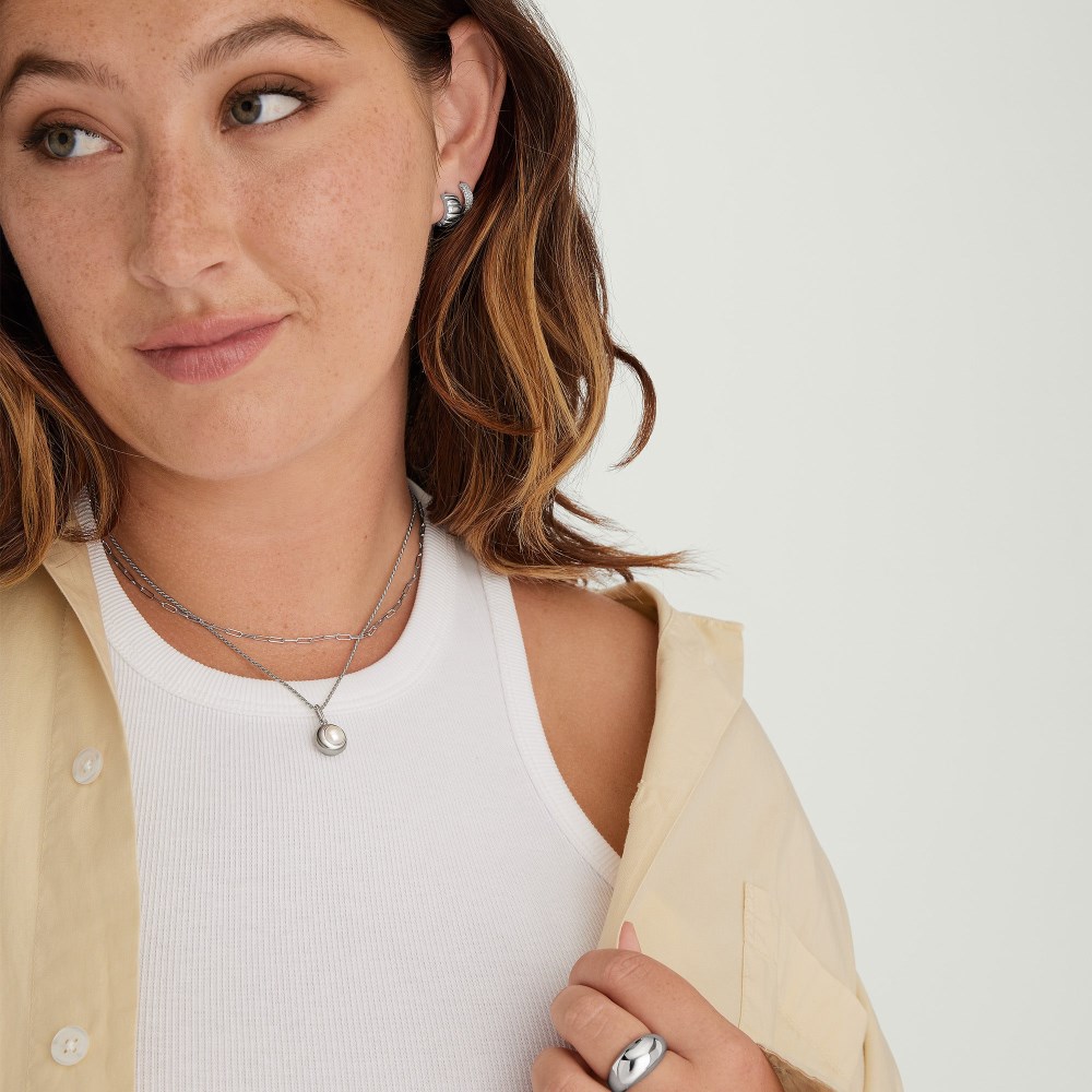 Mejuri Rope Chain Necklace - Sterling Silver Canada Store
