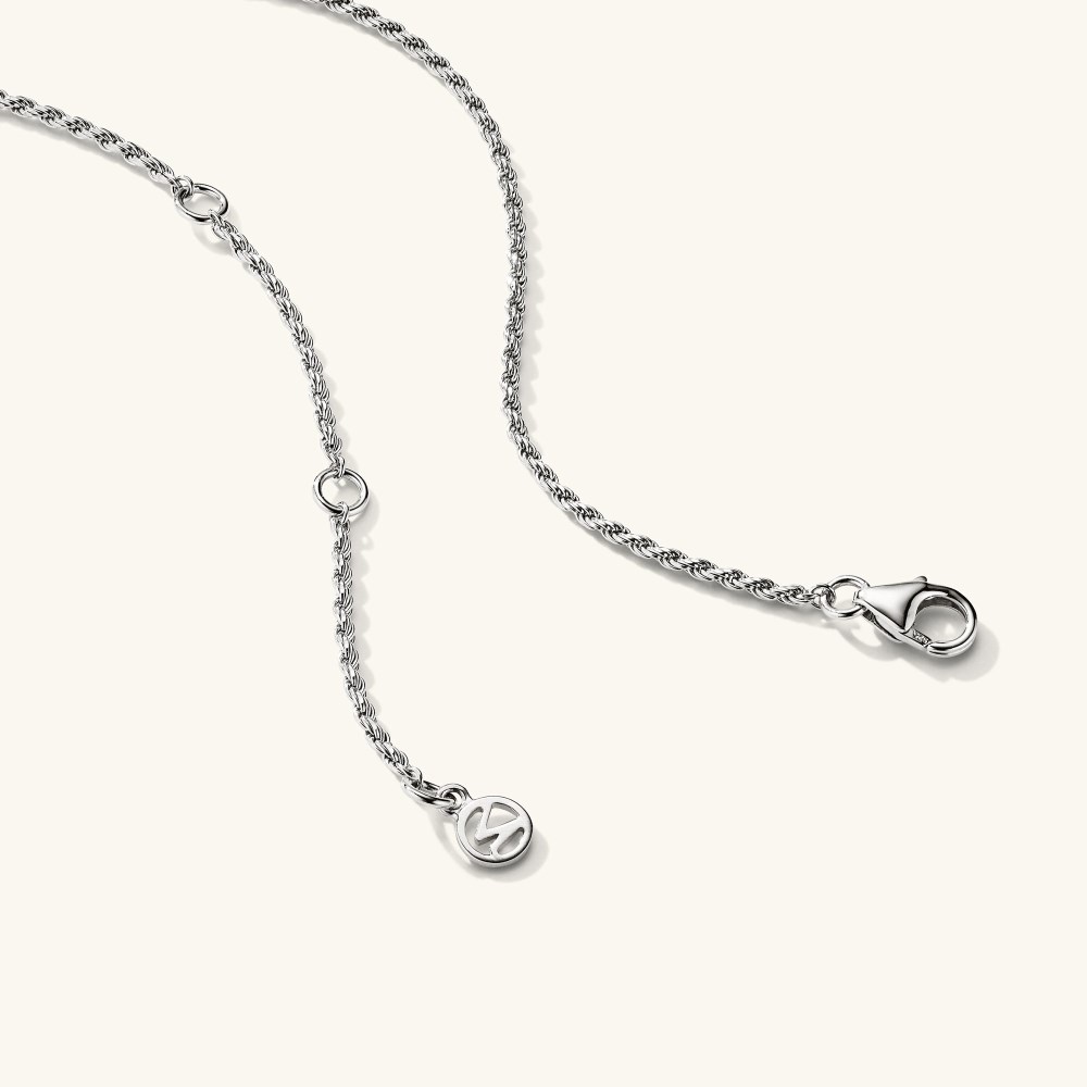 Mejuri Rope Chain Necklace - Sterling Silver Canada Store