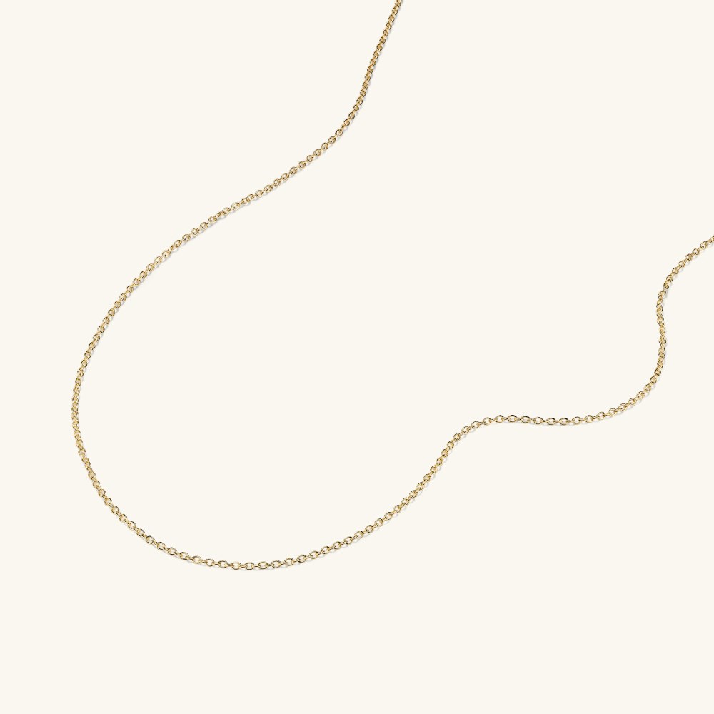 Mejuri Cable Chain Necklace - 14k Yellow Gold Canada Store