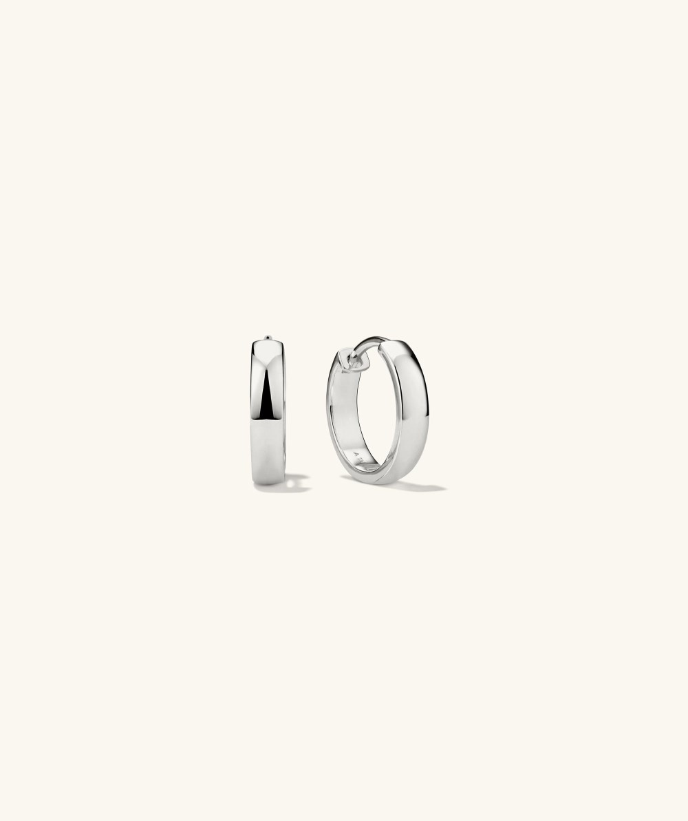 Mejuri Bold Small Hoops - Sterling Silver Canada Store