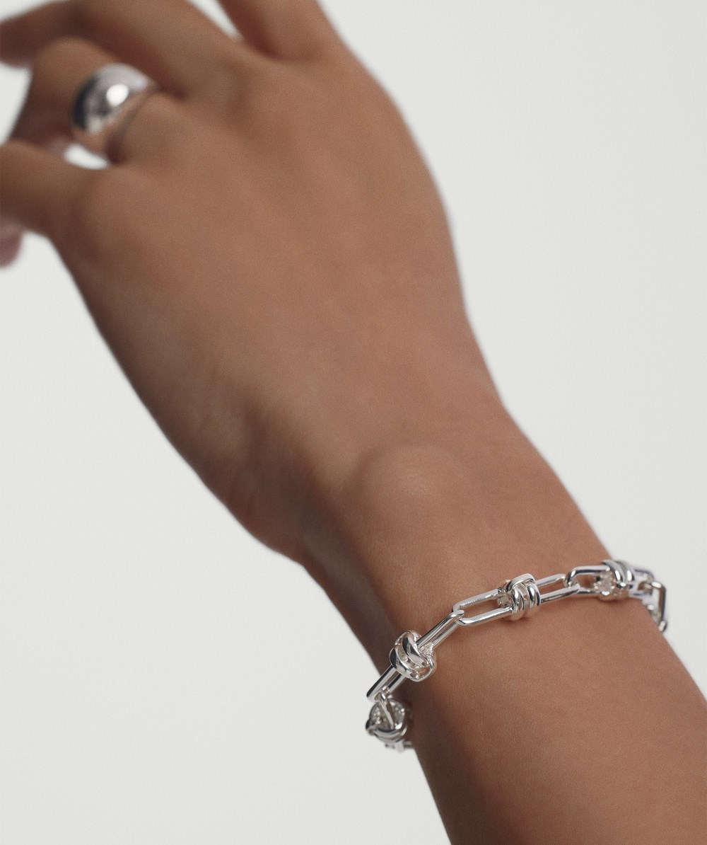 Mejuri Base Chain Convertible Bracelet - Sterling Silver Canada Store