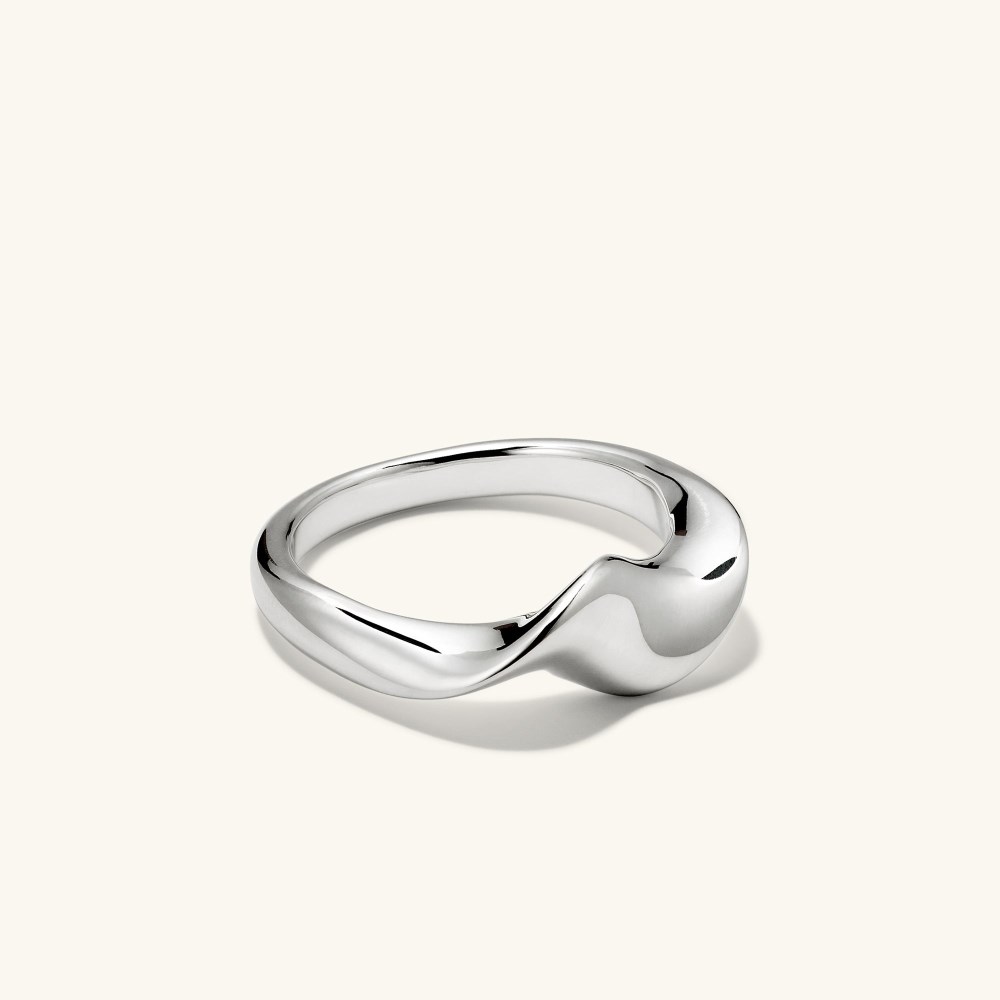 Mejuri Wave Ring - Sterling Silver Canada Store