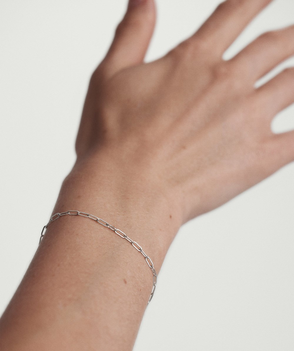 Mejuri Boyfriend Bold Bracelet - Sterling Silver Canada Store