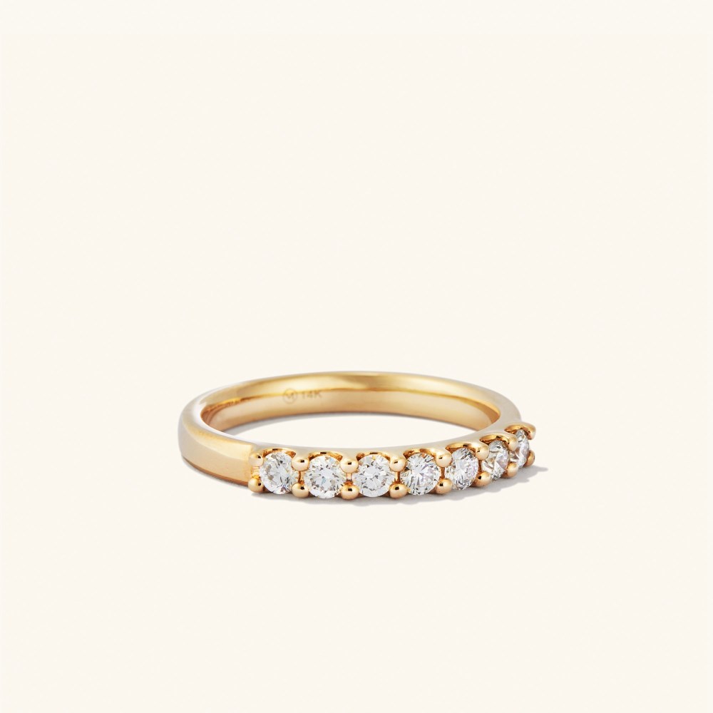 Mejuri Bold Diamond Half Eternity Ring - 14k Yellow Gold Canada Store