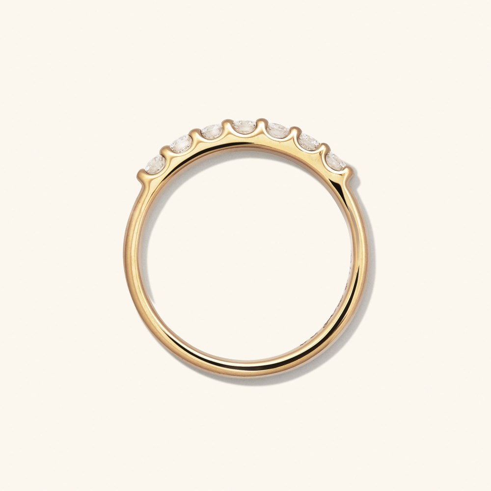 Mejuri Bold Diamond Half Eternity Ring - 14k Yellow Gold Canada Store