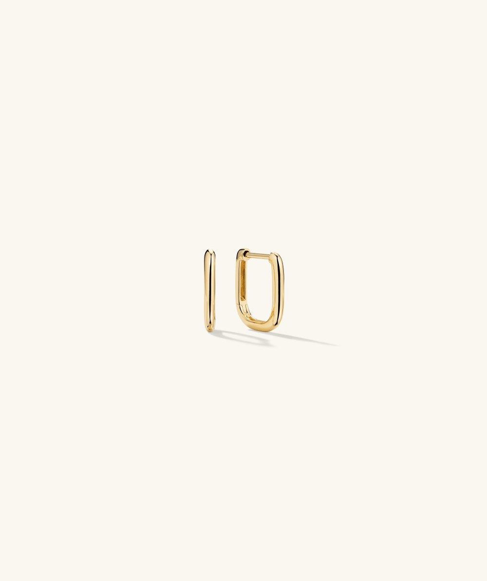 Mejuri Huggie U Hoops - 14k Yellow Gold Canada Store
