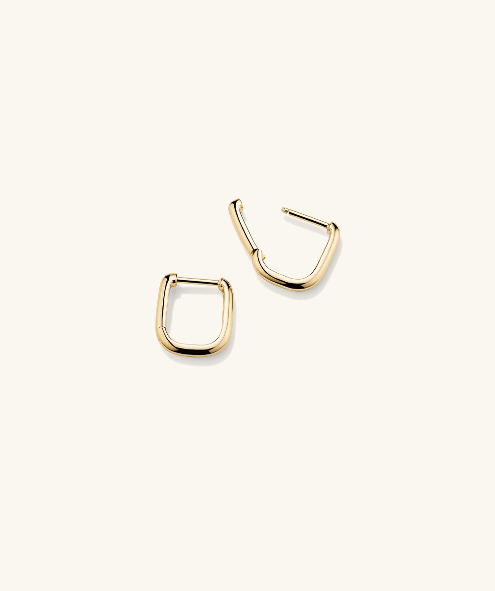 Mejuri Huggie U Hoops - 14k Yellow Gold Canada Store