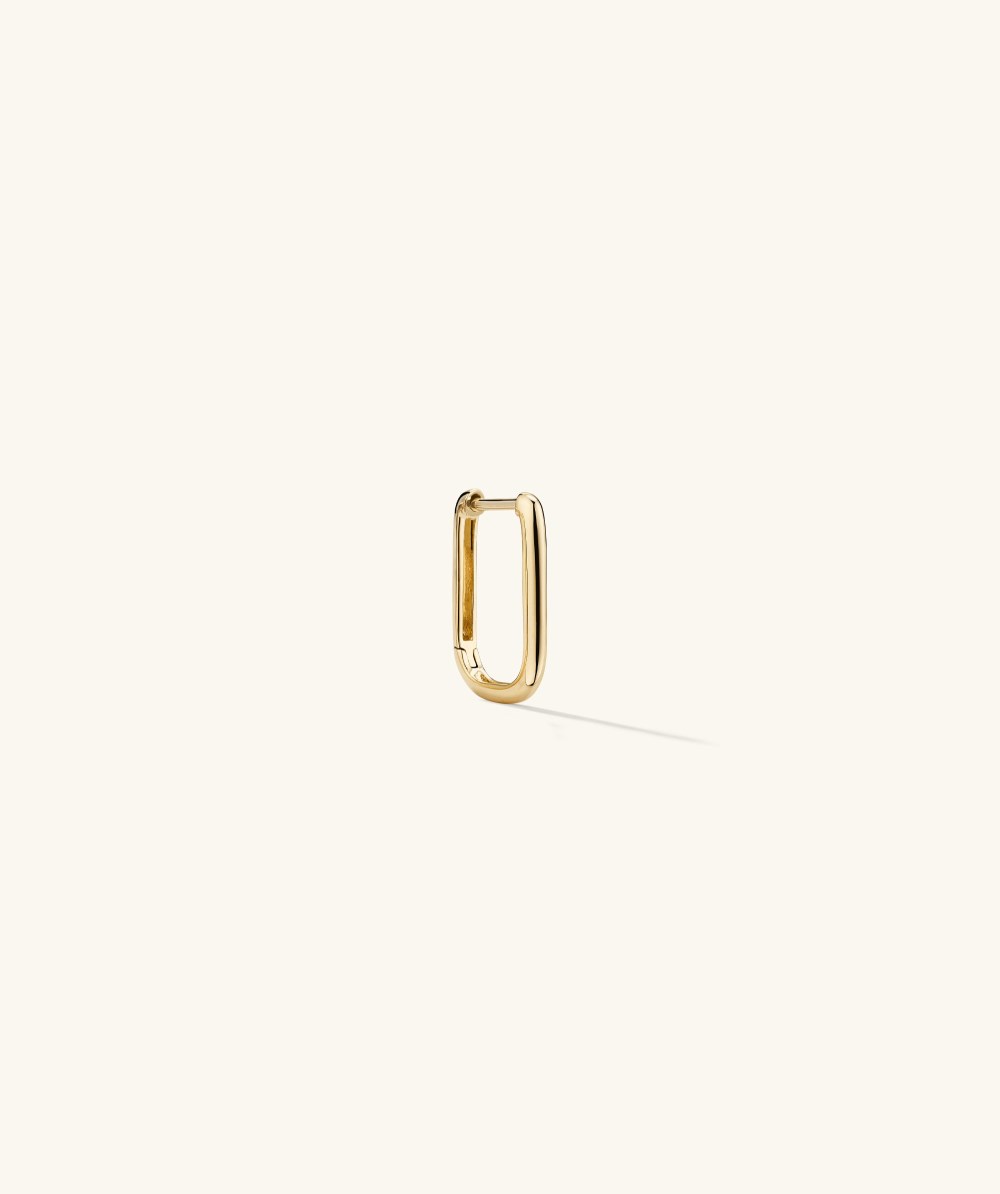 Mejuri Single U Small Hoop - 14k Yellow Gold Canada Store