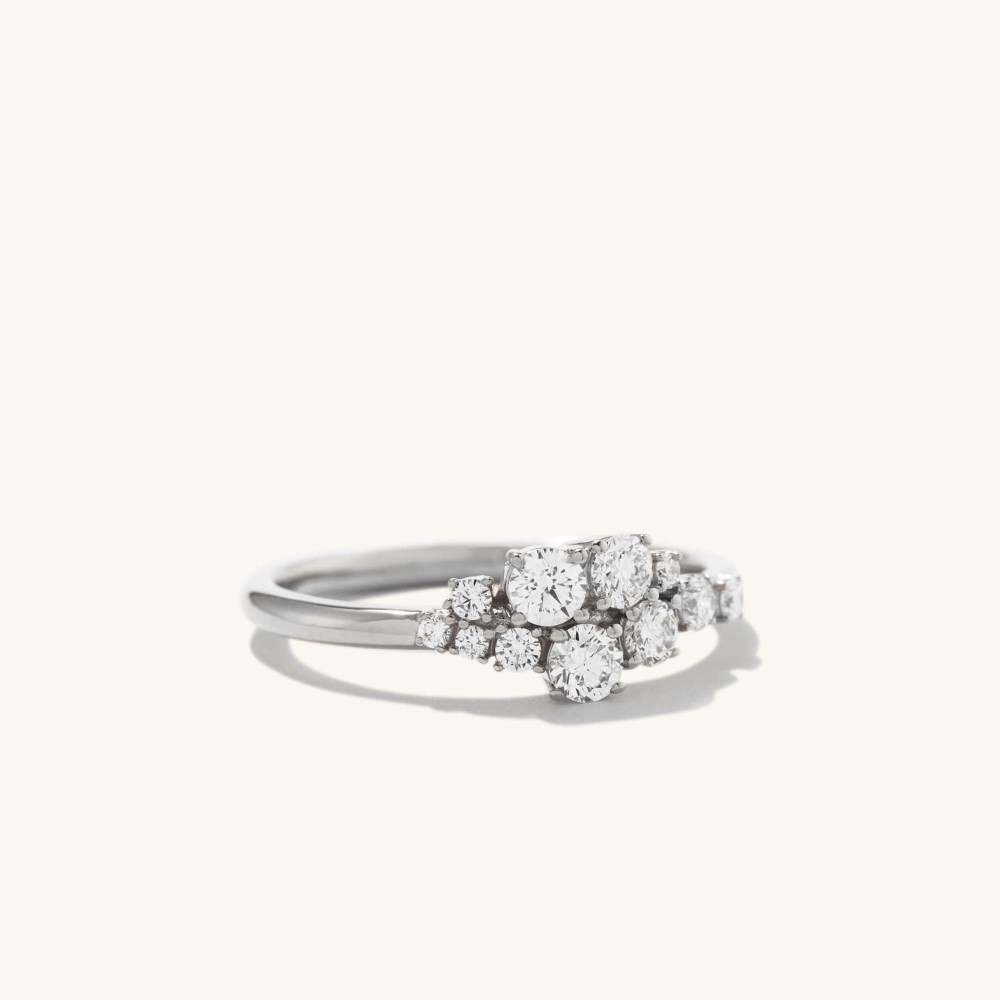 Mejuri Diamonds Cluster Ring - 14k Yellow Gold Canada Store