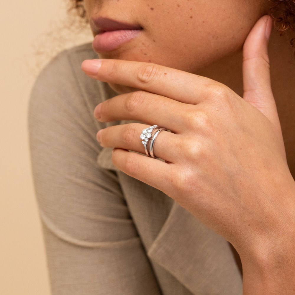 Mejuri Diamonds Cluster Ring - 14k Yellow Gold Canada Store