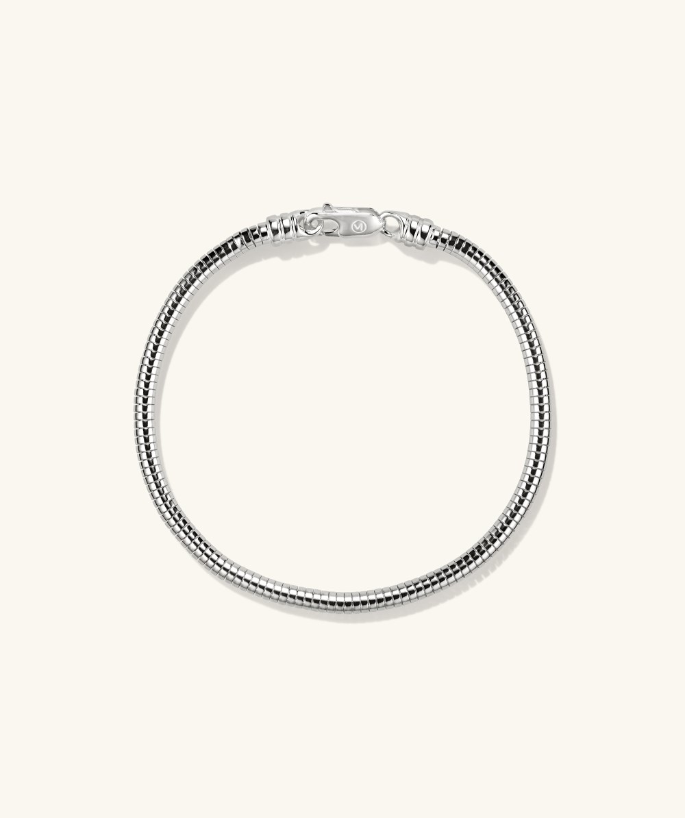 Mejuri Boa Chain Bracelet - Sterling Silver Canada Store
