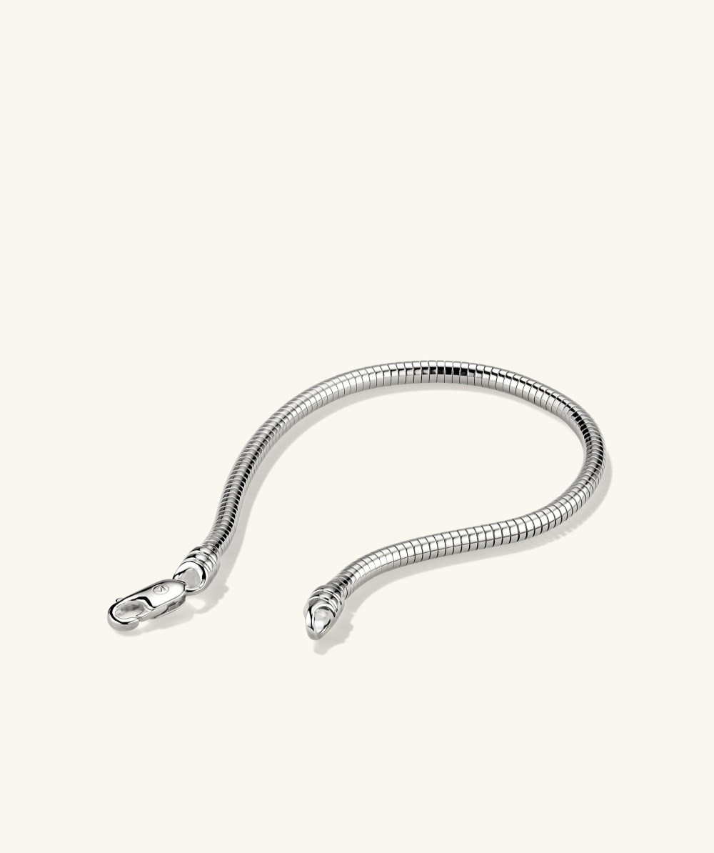 Mejuri Boa Chain Bracelet - Sterling Silver Canada Store