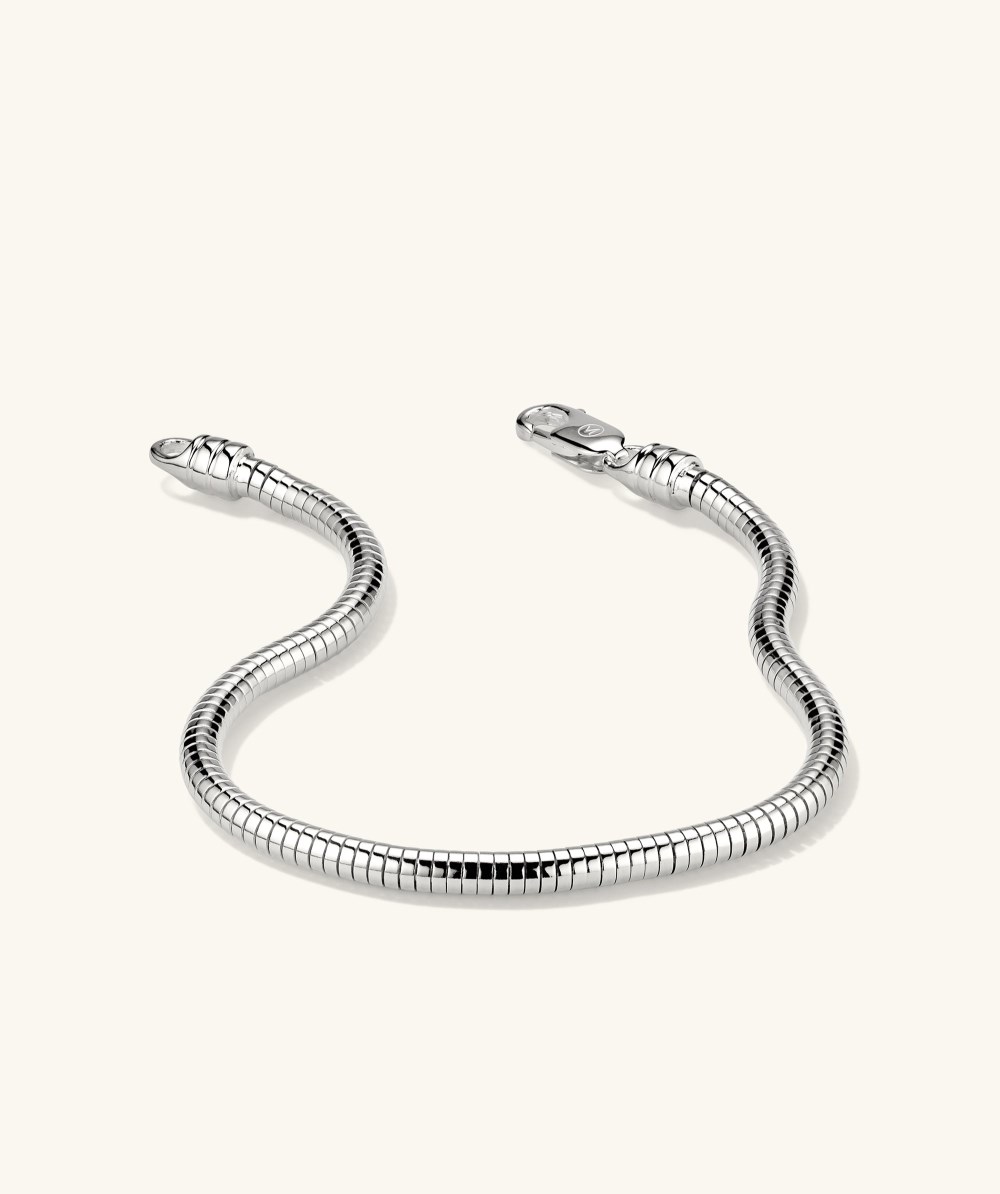 Mejuri Boa Chain Bracelet - Sterling Silver Canada Store