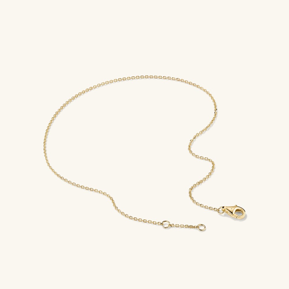 Mejuri Chain Anklet - 14k Yellow Gold Canada Store