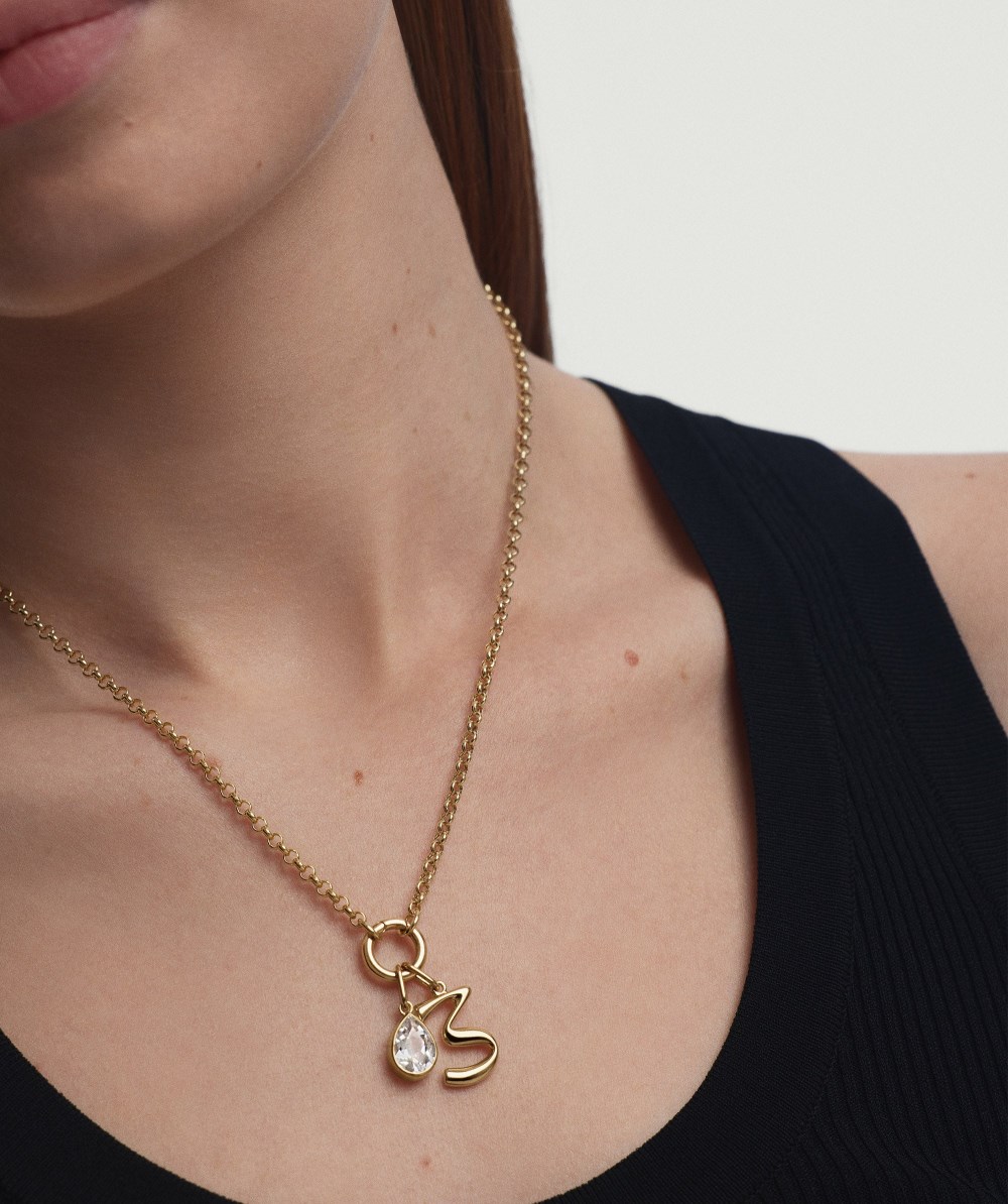 Mejuri Oversized Number Charm - Gold Vermeil Canada Store
