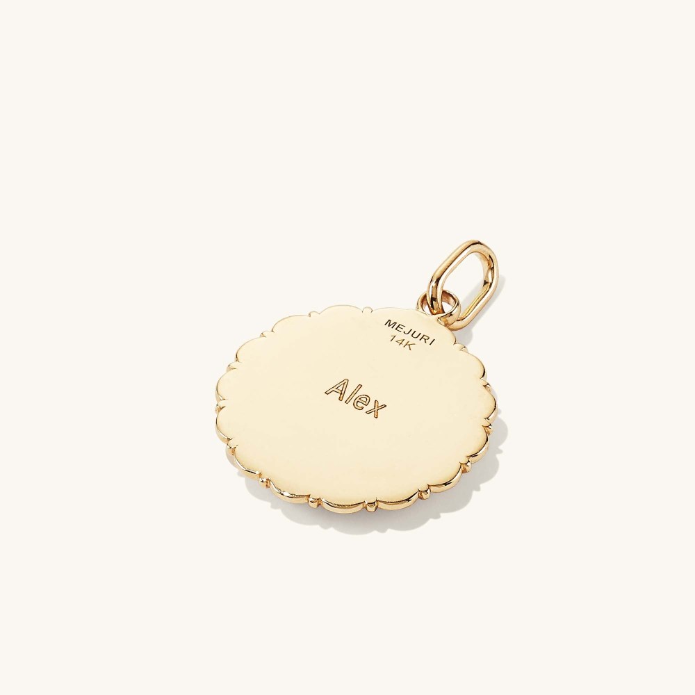 Mejuri Balance: Terra Coin Charm Pendant - 14k Yellow Gold Canada Store