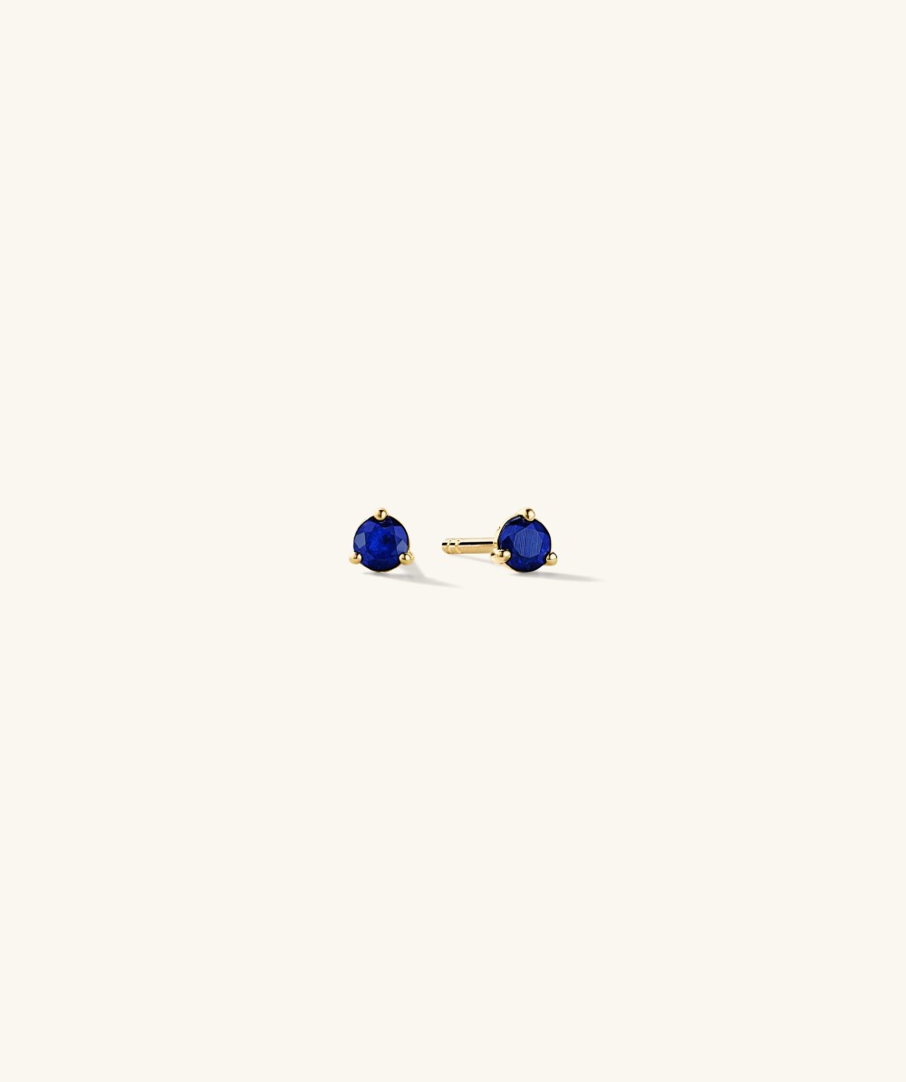 Mejuri Gemstone Mini Studs - 14k Yellow Gold Canada Store