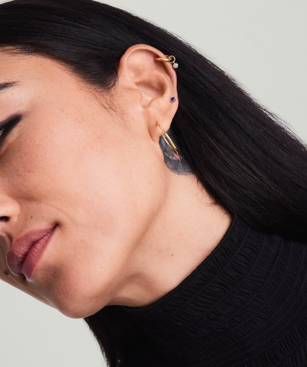 Mejuri Gemstone Mini Studs - 14k Yellow Gold Canada Store
