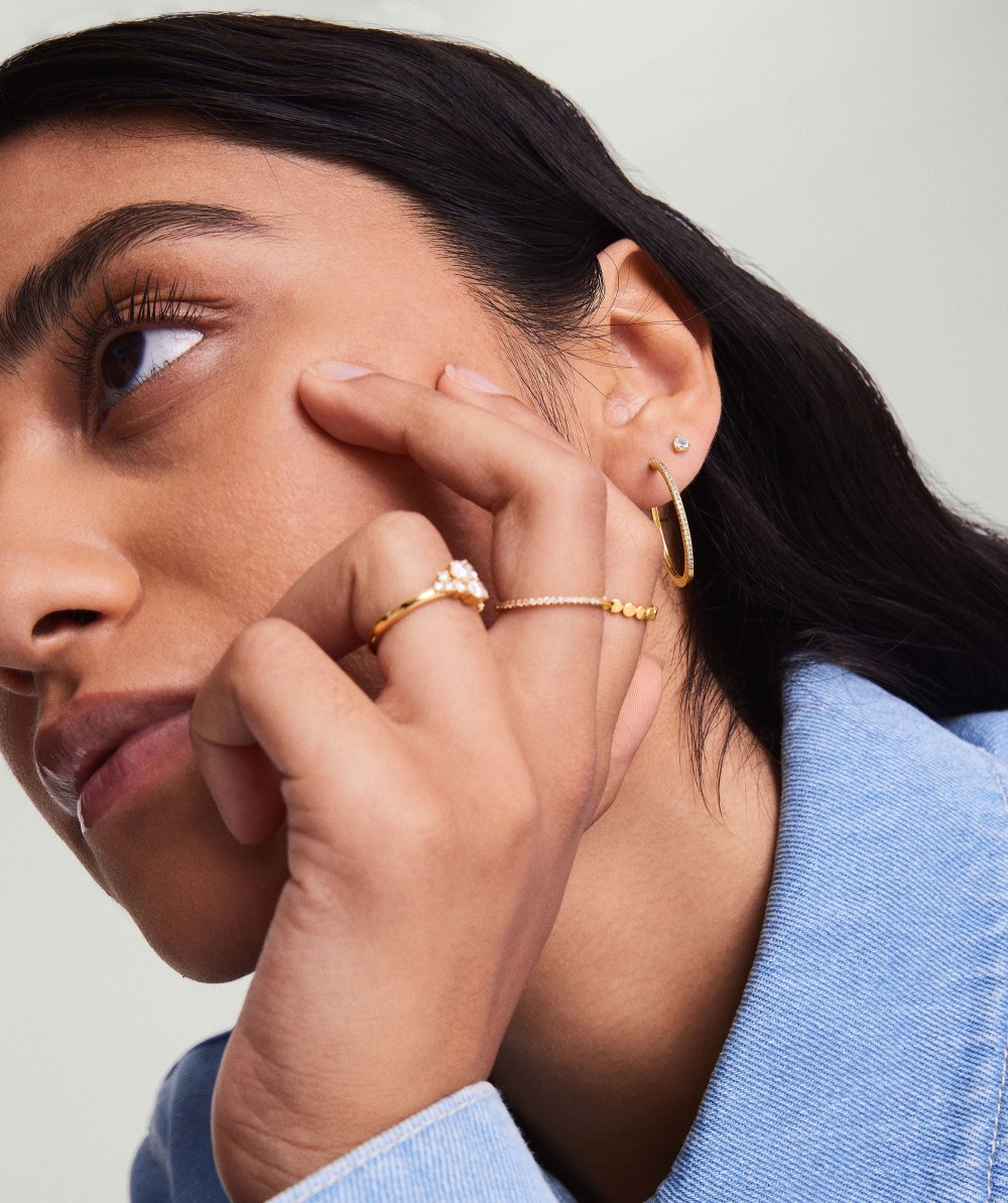 Mejuri Gemstone Mini Studs - 14k Yellow Gold Canada Store