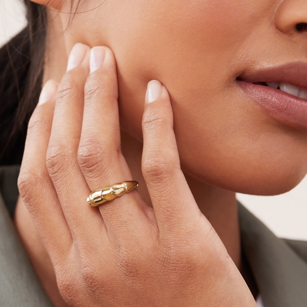 Mejuri NYC D?me Ring - 14k Yellow Gold Canada Store
