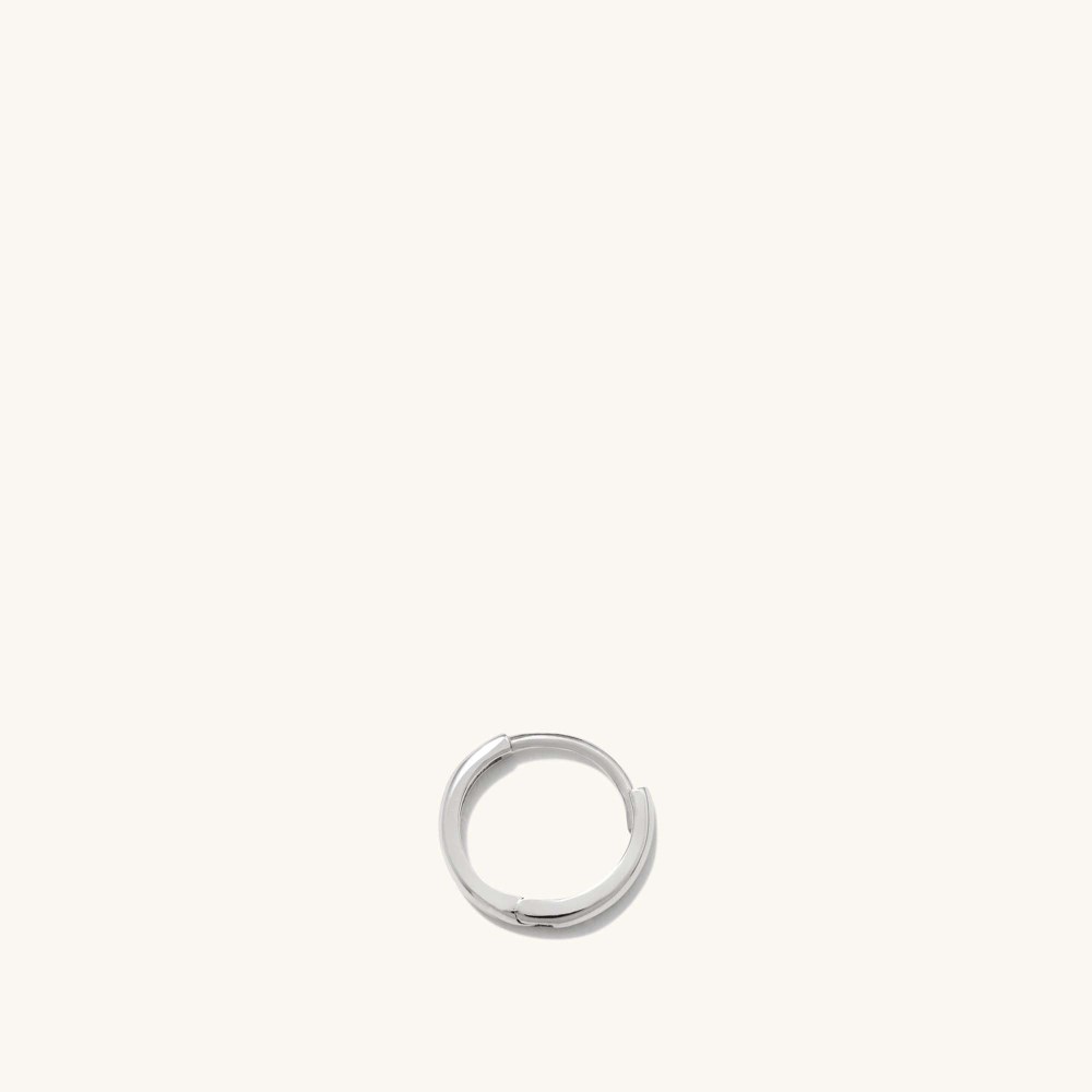 Mejuri Mini Hoop - 14k White Gold Canada Store
